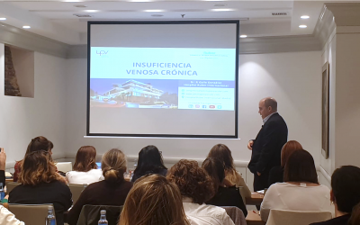 El doctor Pablo Gallo imparte una clase magistral sobre Insuficiencia Venosa Crónica￼